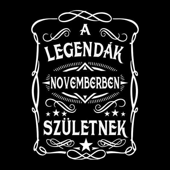 A legendák novemberben születtek-Férfi póló