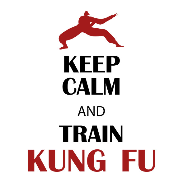 Keep calm - Kung fu-Férfi póló