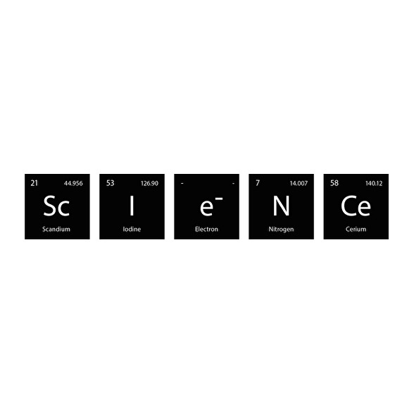 ScIeNCe - (Periódusos rendszer)-Férfi póló