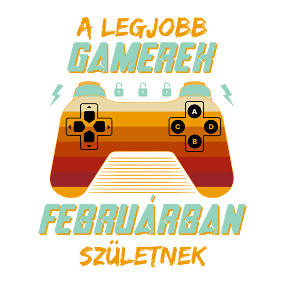 A legjobb gamerek februárban születnek-Férfi póló