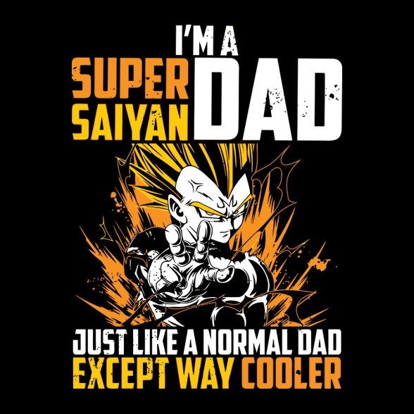 Super Saiyan Dad-Férfi póló