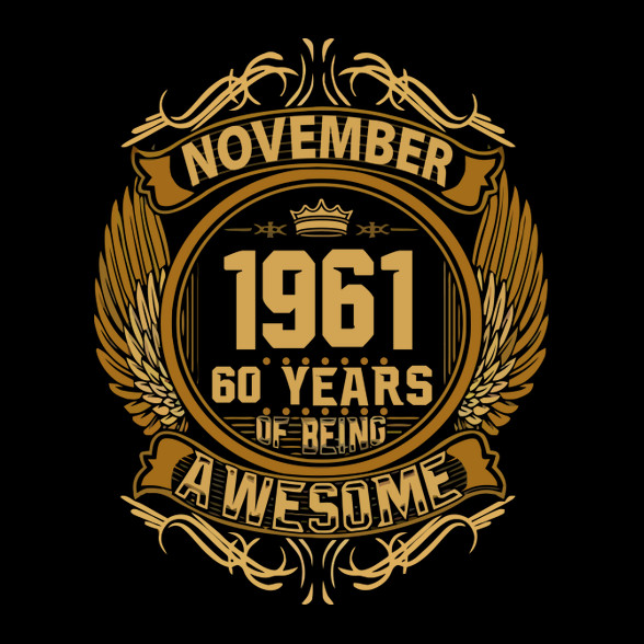 1961 november awesome-Férfi póló