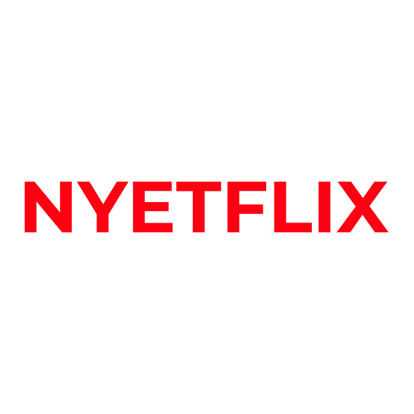 NYETFLIX-Férfi póló