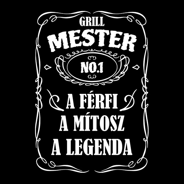 Grill mester-Férfi póló