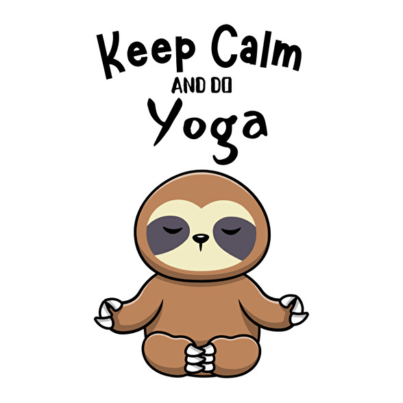 Keep calm and do yoga-Férfi póló