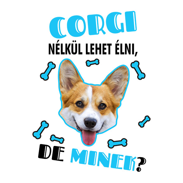 Corgi nélkül lehet élni, de minek?-Férfi póló