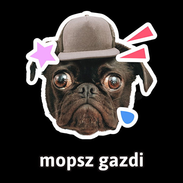 mopsz gazdi 2-Férfi póló