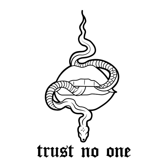 Trust no one-Férfi póló