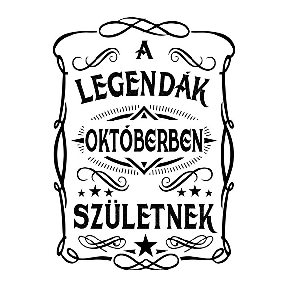 A legendák októberben születnek-Férfi póló