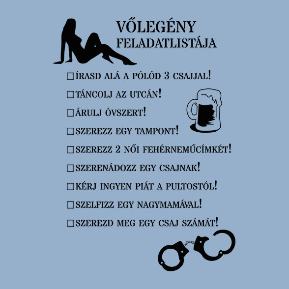 Vőlegény feladatlistája-Férfi póló