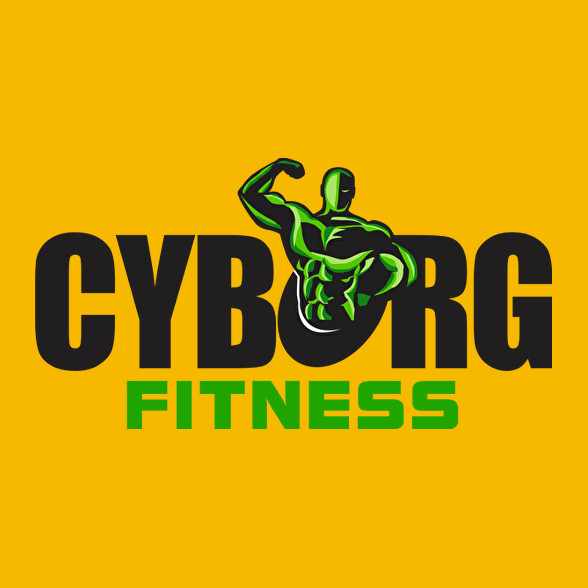 Cyborg Fitness-Férfi póló