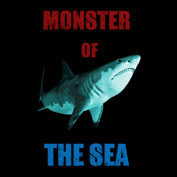 monster of the sea-Férfi póló