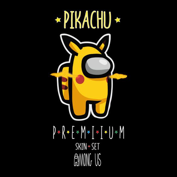 Among us Pikachu 2 premium skin set-Férfi póló