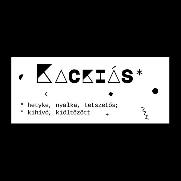 Kackiás-Férfi póló