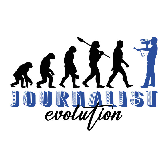 Journalist evolution-Férfi póló