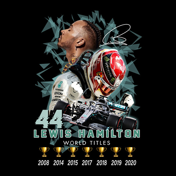 Lewis Hamilton Forma 1 bajnoki címek-Férfi póló