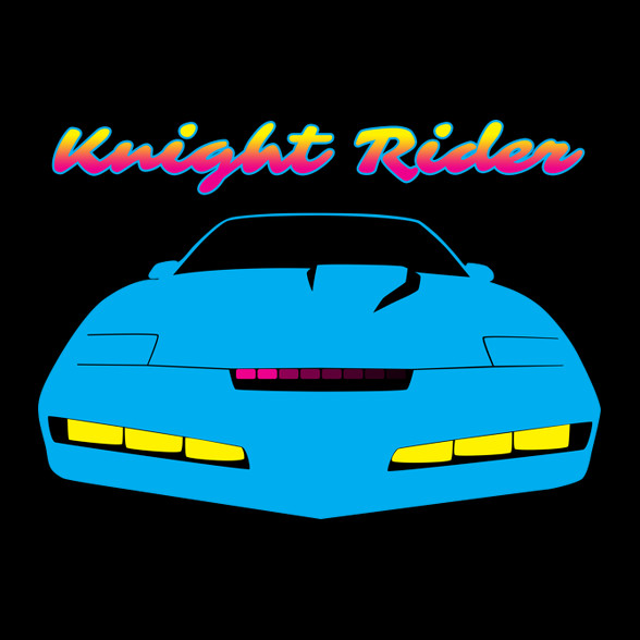 Knight Rider Synthwave-Férfi póló