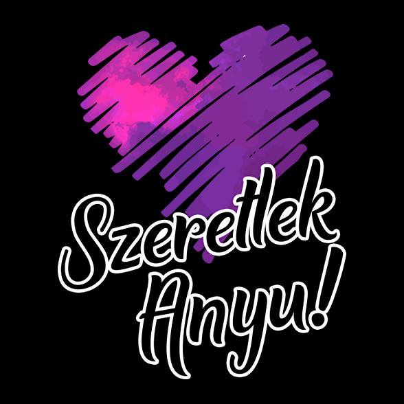 Szeretlek Anyu!-Férfi póló