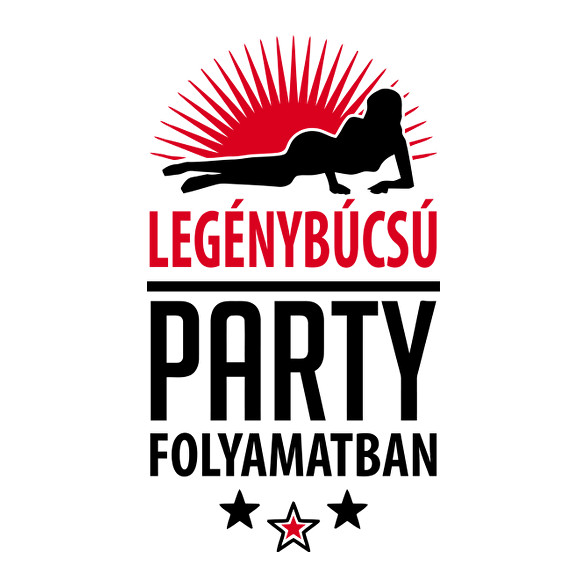 Legénybúcsú party folyamatban-Férfi póló