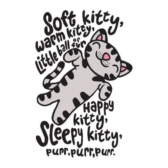 Agymenők Soft Kitty-Férfi póló