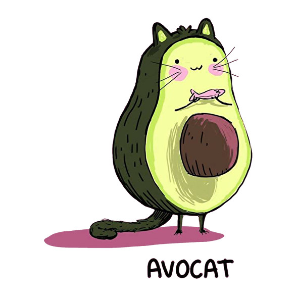 AvoCat-Férfi póló