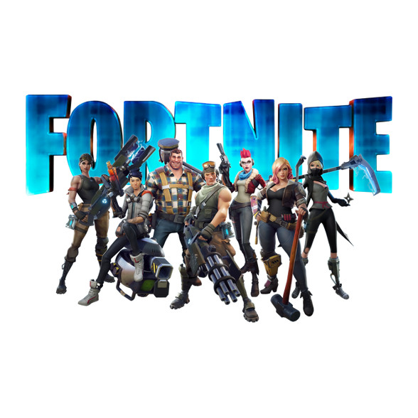 Fortnite poster 3-Férfi póló