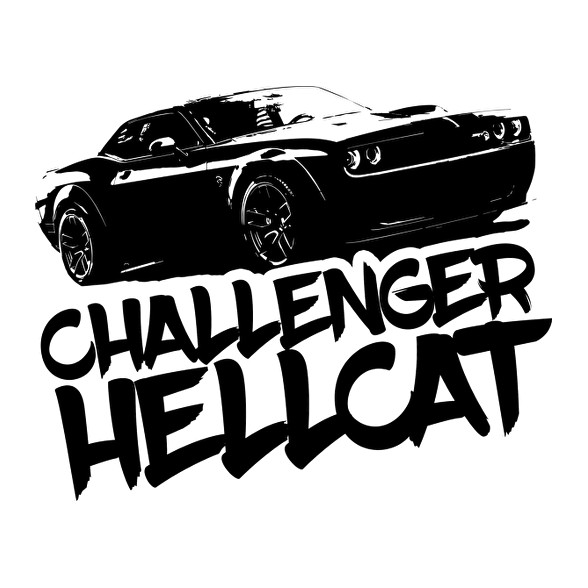 Dodge Challenger Hellcat-Férfi póló