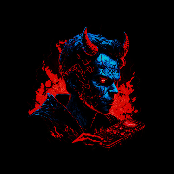 Devil design-Férfi póló