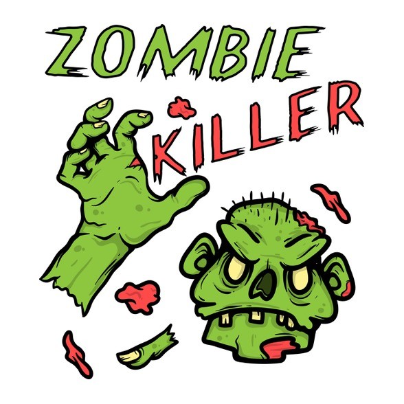 Zombie Killer-Férfi póló