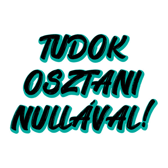 Nullával osztás-Férfi póló