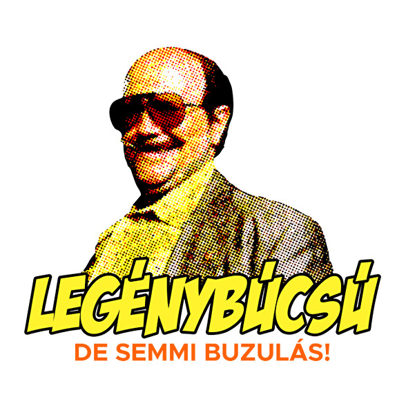 Legénybúcsú, de semmi buzulás-Férfi póló