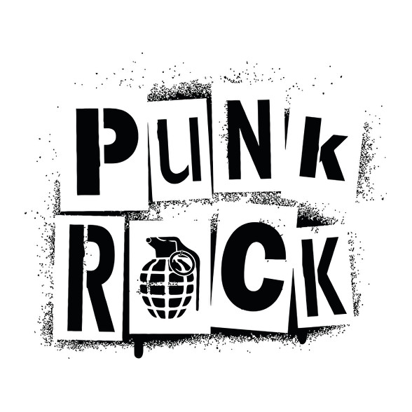 Punk Rock-Férfi póló