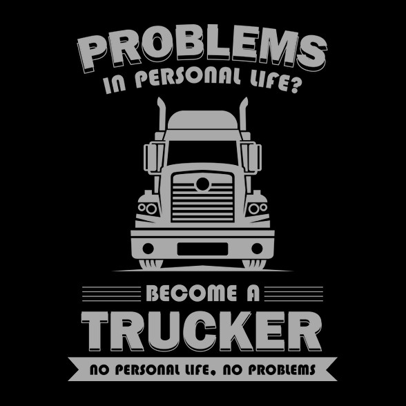 Become a trucker-Férfi póló