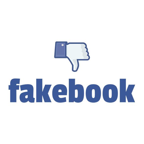 fakebook-Férfi póló