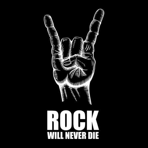 Rock will never die-Férfi póló