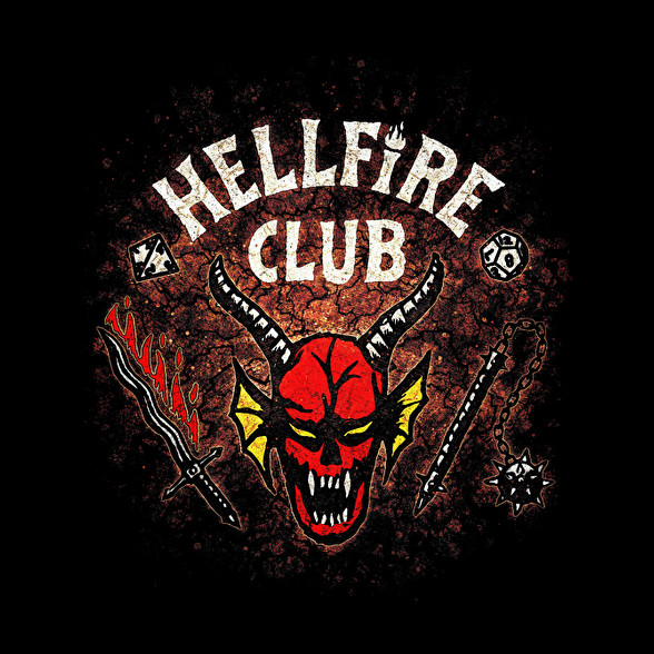 Hellfire Club - Stranger Things-Férfi póló