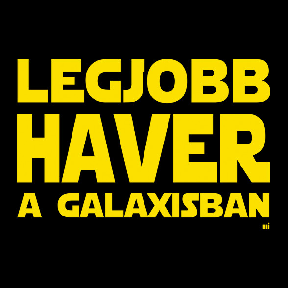 Legjobb haver a Galaxisban Star Wars-Férfi póló