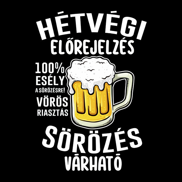 Hétvégi előrejelzés-Férfi póló