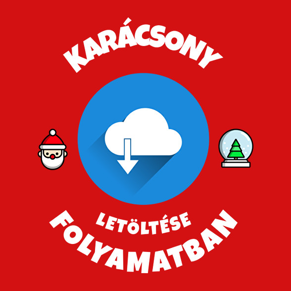 KARÁCSONY LETÖLTÉSE FOLYAMATBAN-Férfi póló