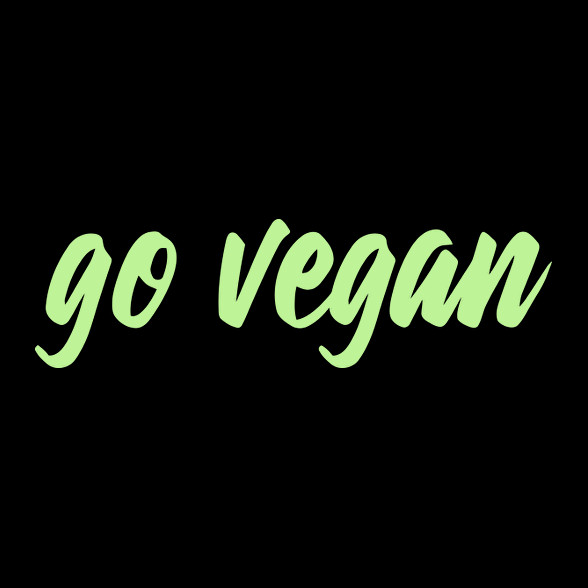 Go vegan-Férfi póló