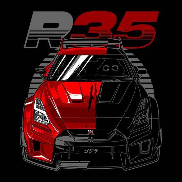 Nissan GT-R R35-Férfi póló