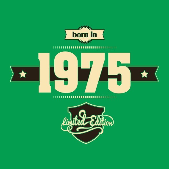 born-in-1975-cream-choco-Férfi póló