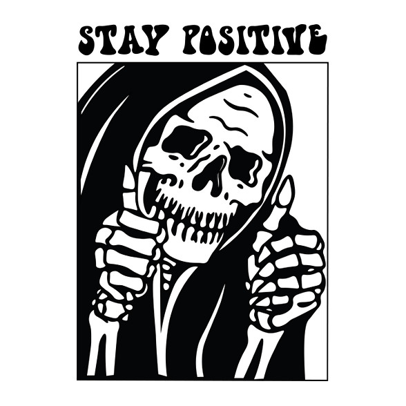 Stay positive-Férfi póló