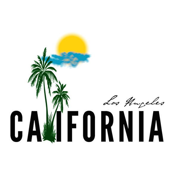 california-Férfi póló