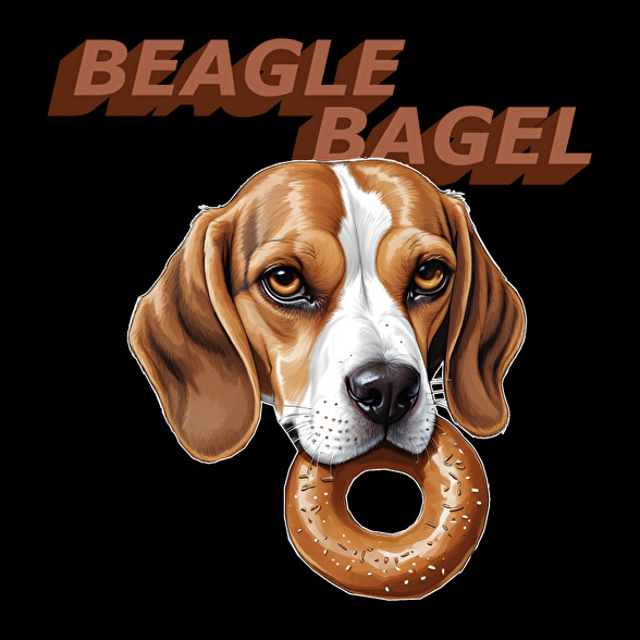 beagle bagel-Férfi póló