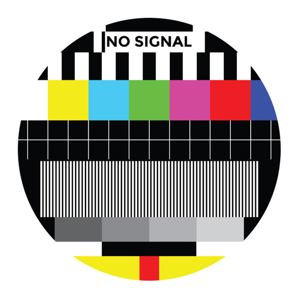 No signal-Férfi póló