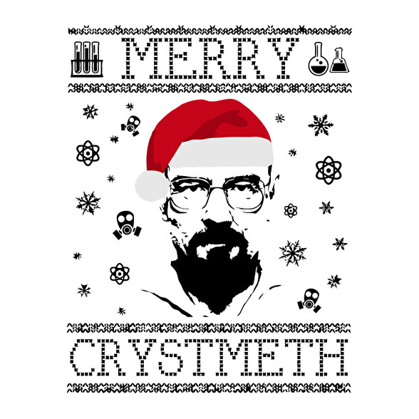 merry crystmeth-Férfi V-nyakú póló