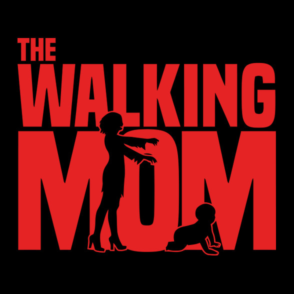 The Walking Mom-Férfi V-nyakú póló