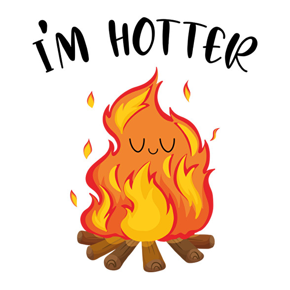 I'm hotter-Férfi V-nyakú póló