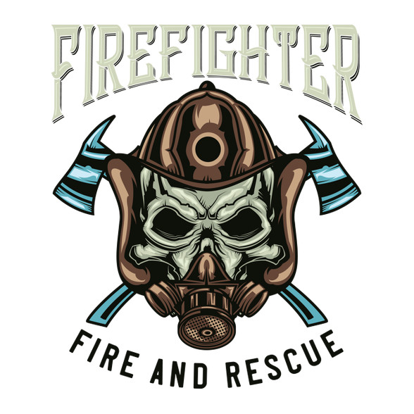 Firefighter 01 - Fire and rescue-Férfi V-nyakú póló